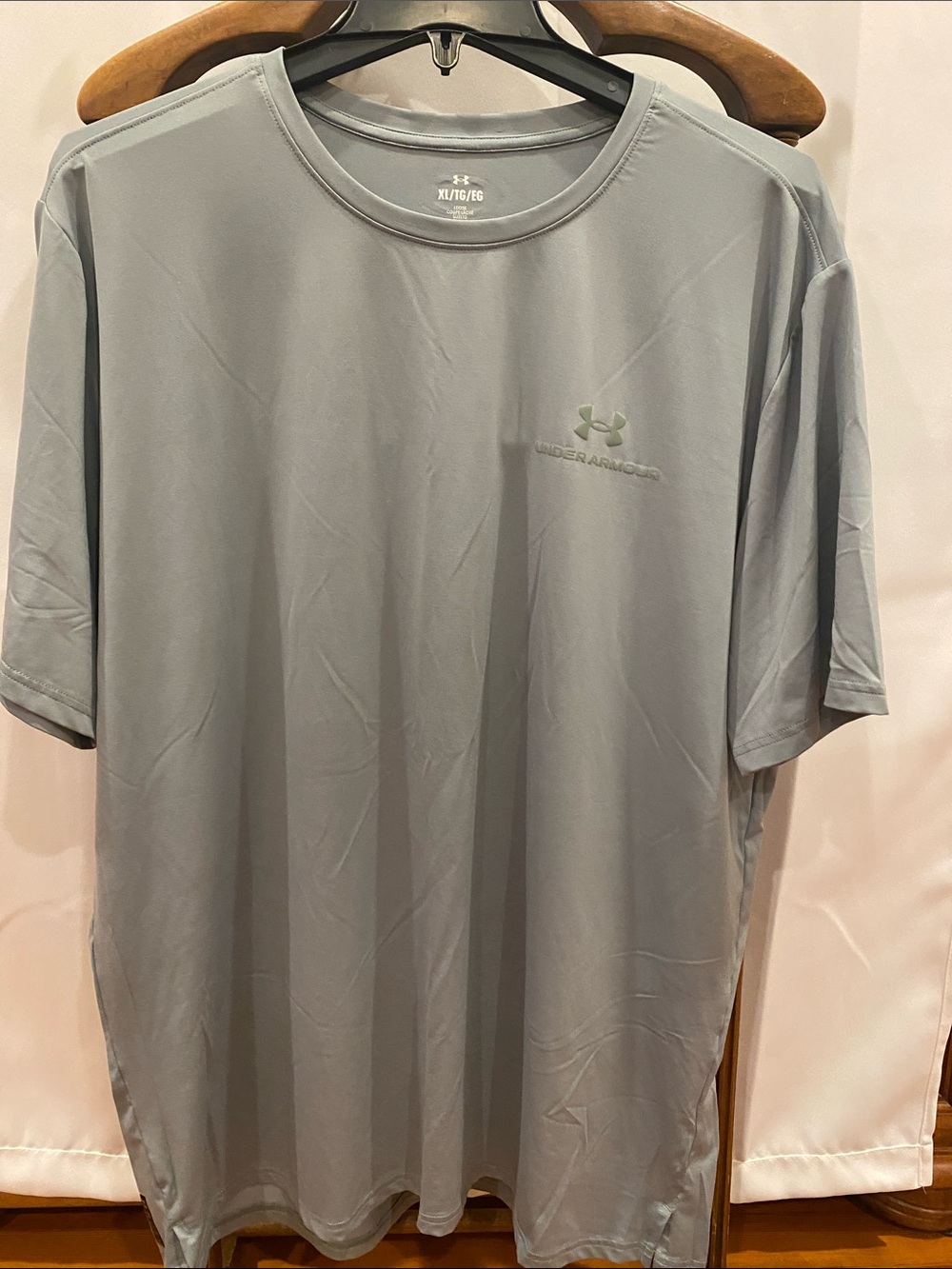 Under Armour Men’s Sage Green Short-Sleeve Performance Tee